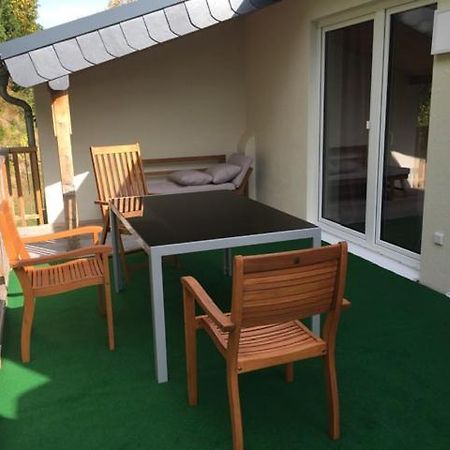 Dachterrassenwohnung - Nah Am See Biersdorf am See Bagian luar foto